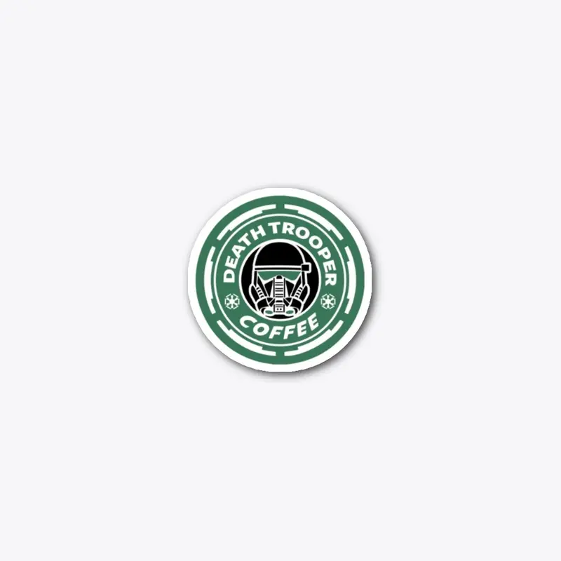 Death Trooper Coffee Sticker